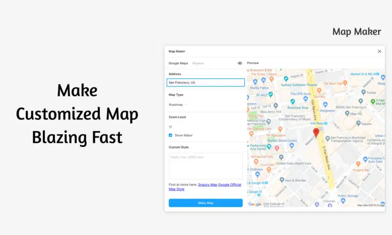 پلاگین فیگما Map Maker